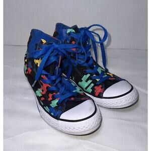 Converse Sneakers Junior Size 5 Multi Digi Camo Chucks All Star High Top Shoes